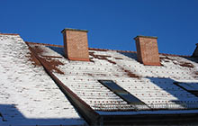 Roof snow & ice removal services.